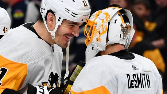 DeSmith redeems himself with 'phenomenal' 32-save sequel taken in Columbus, Ohio (Penguins)